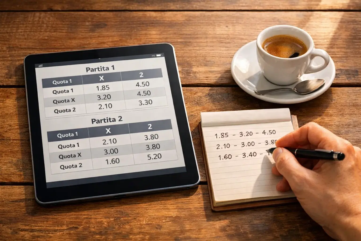 Confronto quote tra diversi bookmaker