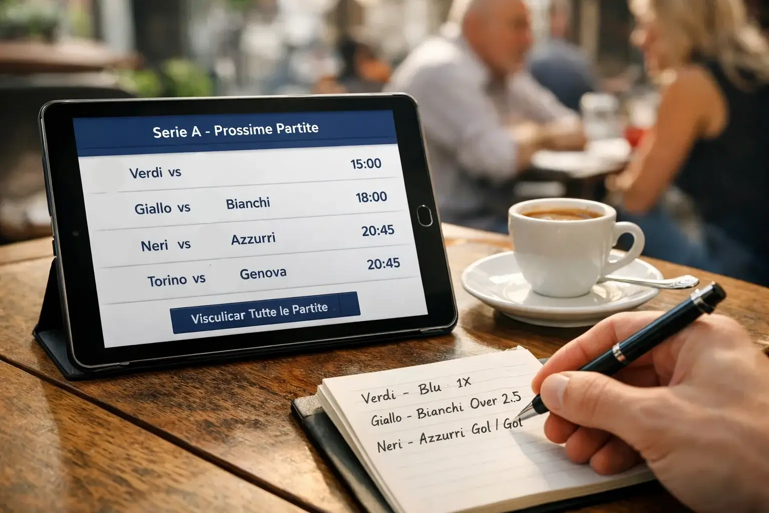 Esempio pratico sistema Trixie su partite Serie A